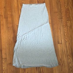 High Waisted Maxi Skirt